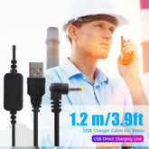 1.2m USB Charger Cable Battery Charging Cord Cable for Yaesu VX-6R VX7R FT60R